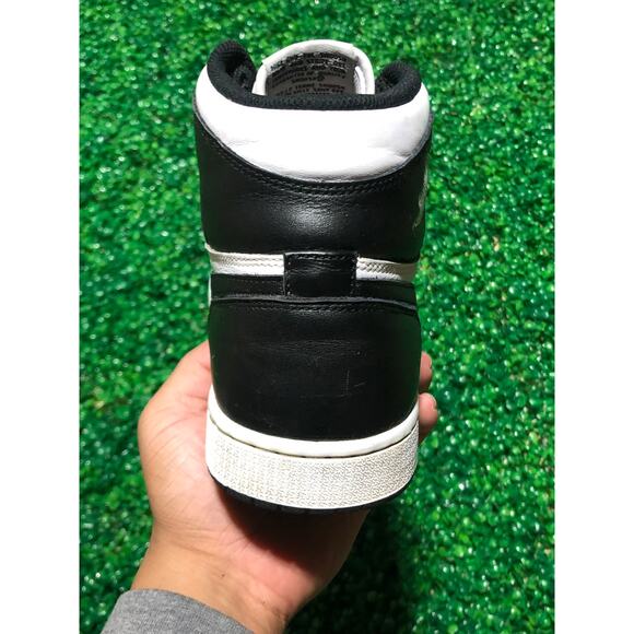 Air Jordan Retro 1 Og High Black/White 2014 Size 11M No Box 555088-010 - Picture 7 of 11